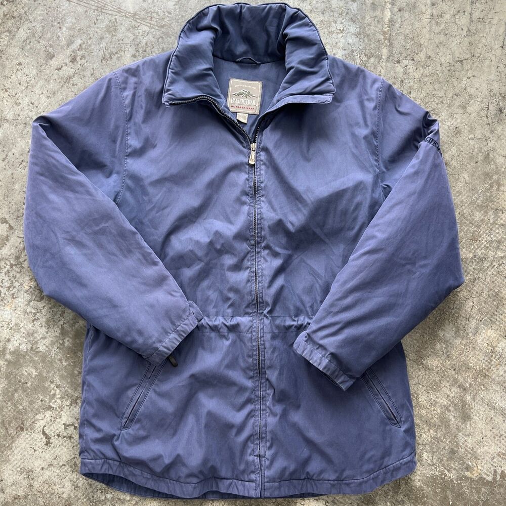 Pacific Trail Jacket Slate Blue Winter Coat Gorpcore Ski Outdoorsy Granola Large